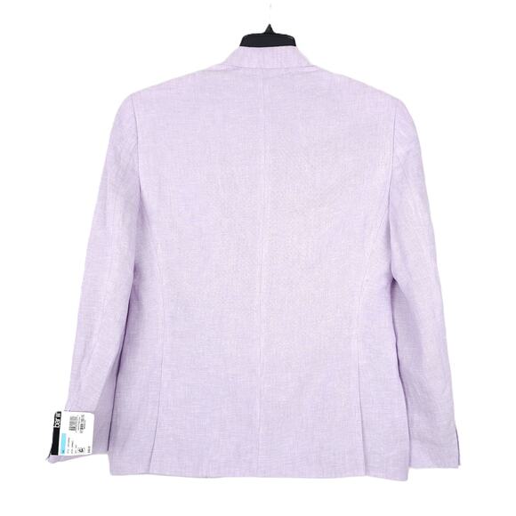 Bar III Men's Slim-Fit 100% Linen 2-Piece Suit Lavender 40R 32x32 NWT - Picture 4 of 13
